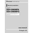 PIONEER DEH-2980MPG/XF/BR Owners Manual PIONEER DEH-2980MPG/XF/BR Owners Manual
