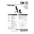 SONY ECM737 Service Manual SONY ECM737 Service Manual