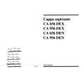 REX-ELECTROLUX CA956DEN Owners Manual REX-ELECTROLUX CA956DEN Owners Manual