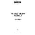 ZANUSSI ZCC5600 Owners Manual ZANUSSI ZCC5600 Owners Manual