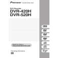 PIONEER DVR-520H-S/KU/CA Owners Manual PIONEER DVR-520H-S/KU/CA Owners Manual
