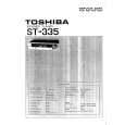 TOSHIBA ST335 Service Manual TOSHIBA ST335 Service Manual