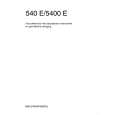 AEG 540E-B Owners Manual AEG 540E-B Owners Manual