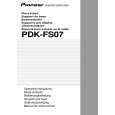 PIONEER PDK-FS07 Owners Manual PIONEER PDK-FS07 Owners Manual