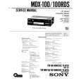SONY MDX-100 Service Manual SONY MDX-100 Service Manual