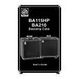 AMPEG BA115HP Owners Manual AMPEG BA115HP Owners Manual