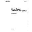 SONY SAVA59 Owners Manual SONY SAVA59 Owners Manual