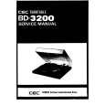 CEC CHUO DENKI BD-3200 Service Manual CEC CHUO DENKI BD-3200 Service Manual