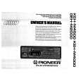 PIONEER GEHM2000 Owners Manual PIONEER GEHM2000 Owners Manual
