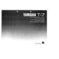 YAMAHA T-7 Owners Manual YAMAHA T-7 Owners Manual