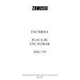 ZANUSSI ZGG755ALU Owners Manual ZANUSSI ZGG755ALU Owners Manual