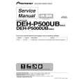 PIONEER DEH-P5000UB/XN/UC Service Manual PIONEER DEH-P5000UB/XN/UC Service Manual