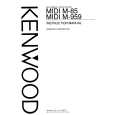 KENWOOD MIDI M-959 Owners Manual KENWOOD MIDI M-959 Owners Manual