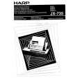 SHARP JX735 Owners Manual SHARP JX735 Owners Manual