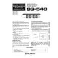 PIONEER SG-540 Owners Manual PIONEER SG-540 Owners Manual