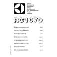 ELECTROLUX RC1070-2 Owners Manual ELECTROLUX RC1070-2 Owners Manual