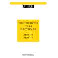 ZANUSSI ZBM775N Owners Manual ZANUSSI ZBM775N Owners Manual