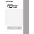 PIONEER S-IW531L/XTM/UC Owners Manual PIONEER S-IW531L/XTM/UC Owners Manual