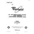 WHIRLPOOL SF334BSPW0 Parts Catalog WHIRLPOOL SF334BSPW0 Parts Catalog