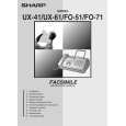 SHARP UX41 Owners Manual SHARP UX41 Owners Manual