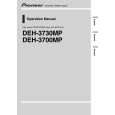 PIONEER DEH-3700MP/X1P/EW Owners Manual PIONEER DEH-3700MP/X1P/EW Owners Manual