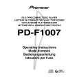 PIONEER PDF1007 Owners Manual PIONEER PDF1007 Owners Manual