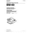 SONY BM-60 Owners Manual SONY BM-60 Owners Manual
