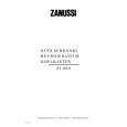 ZANUSSI ZI1610 Owners Manual ZANUSSI ZI1610 Owners Manual
