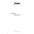 ZOPPAS PR202-1 Owners Manual ZOPPAS PR202-1 Owners Manual