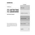 ONKYO TZ-SR700E Owners Manual ONKYO TZ-SR700E Owners Manual