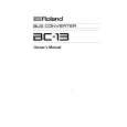 ROLAND BC-13 Owners Manual ROLAND BC-13 Owners Manual