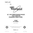 WHIRLPOOL SF3100SRW1 Parts Catalog WHIRLPOOL SF3100SRW1 Parts Catalog