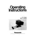 PANASONIC WVJ20E Owners Manual PANASONIC WVJ20E Owners Manual