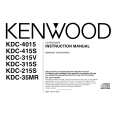 KENWOOD KDC4015 Owners Manual KENWOOD KDC4015 Owners Manual