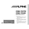 ALPINE CDM7834R Owners Manual ALPINE CDM7834R Owners Manual