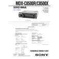 SONY MDXC8500R Service Manual SONY MDXC8500R Service Manual