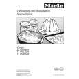 MIELE H397B2 Owners Manual MIELE H397B2 Owners Manual