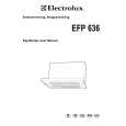 ELECTROLUX EFP636K/SK Owners Manual ELECTROLUX EFP636K/SK Owners Manual