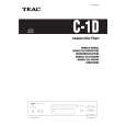 TEAC C-1D Owners Manual TEAC C-1D Owners Manual