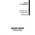 ARTHUR MARTIN ELECTROLUX AR9320D Owners Manual ARTHUR MARTIN ELECTROLUX AR9320D Owners Manual