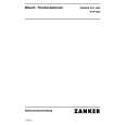 ZANKER WTF4250 Owners Manual ZANKER WTF4250 Owners Manual