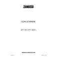 ZANUSSI ZT 161 Owners Manual ZANUSSI ZT 161 Owners Manual