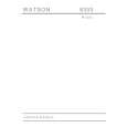 WATSON 8300 Service Manual WATSON 8300 Service Manual
