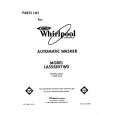 WHIRLPOOL LA5558XTF0 Parts Catalog WHIRLPOOL LA5558XTF0 Parts Catalog
