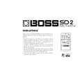 BOSS SD-2 Owners Manual BOSS SD-2 Owners Manual