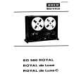 UHER ROYAL DE LUXE C Service Manual UHER ROYAL DE LUXE C Service Manual
