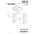 SONY FVP1E Service Manual SONY FVP1E Service Manual