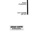 ARTHUR MARTIN ELECTROLUX ASF647 Owners Manual ARTHUR MARTIN ELECTROLUX ASF647 Owners Manual