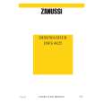ZANUSSI DWS4825 Owners Manual ZANUSSI DWS4825 Owners Manual