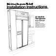 WHIRLPOOL KSRF42DTX00 Installation Manual WHIRLPOOL KSRF42DTX00 Installation Manual
